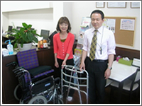 三上所長と角谷相談員